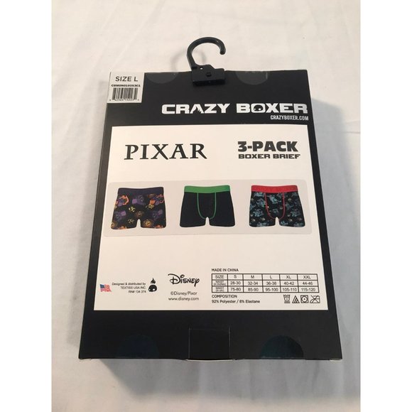 Crazy Boxer Pixar Monsters Inc 3-Pack - Picture 4 of 7